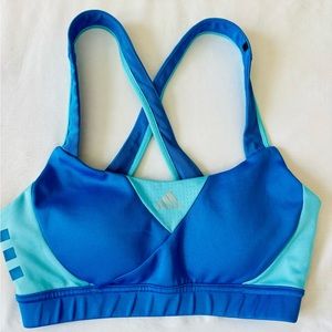 Adidas dark blue sports bra | Size XS